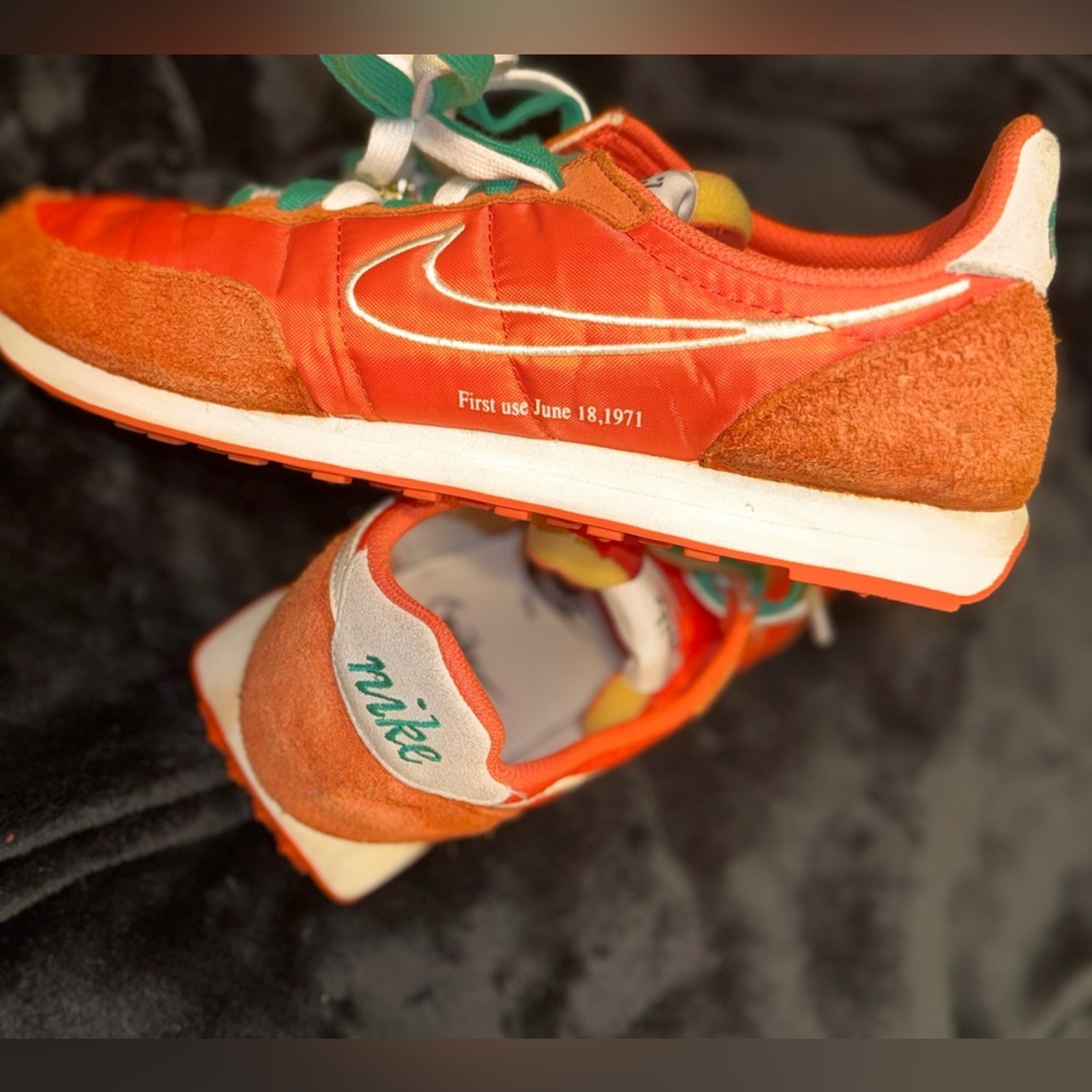 Nike WAFFLE TRAINER 2 'FIRST USE - IN ORANGE' SIZE 10 Men’s - Picture 7 of 9